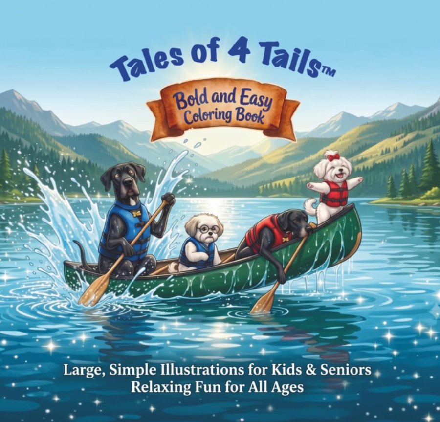 Bold and Easy Coloring Book 1 — front cover