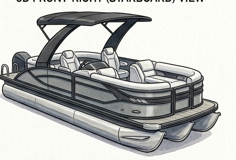 Pontoon Boat Figure